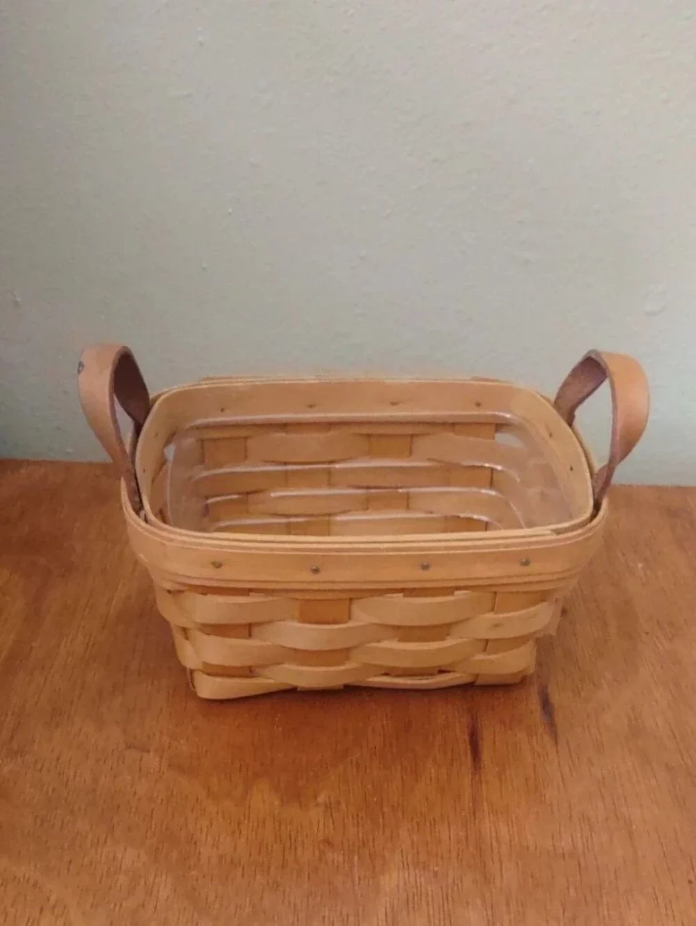 Longaberger 2001 Small Rectangular Berry Basket 7